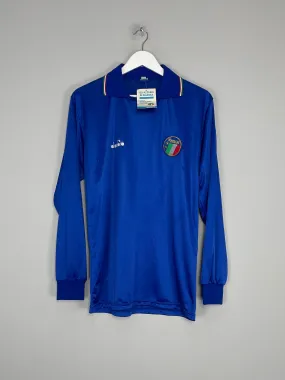 1986/90 ITALY *BNWT* L/S HOME SHIRT (XL) DIADORA