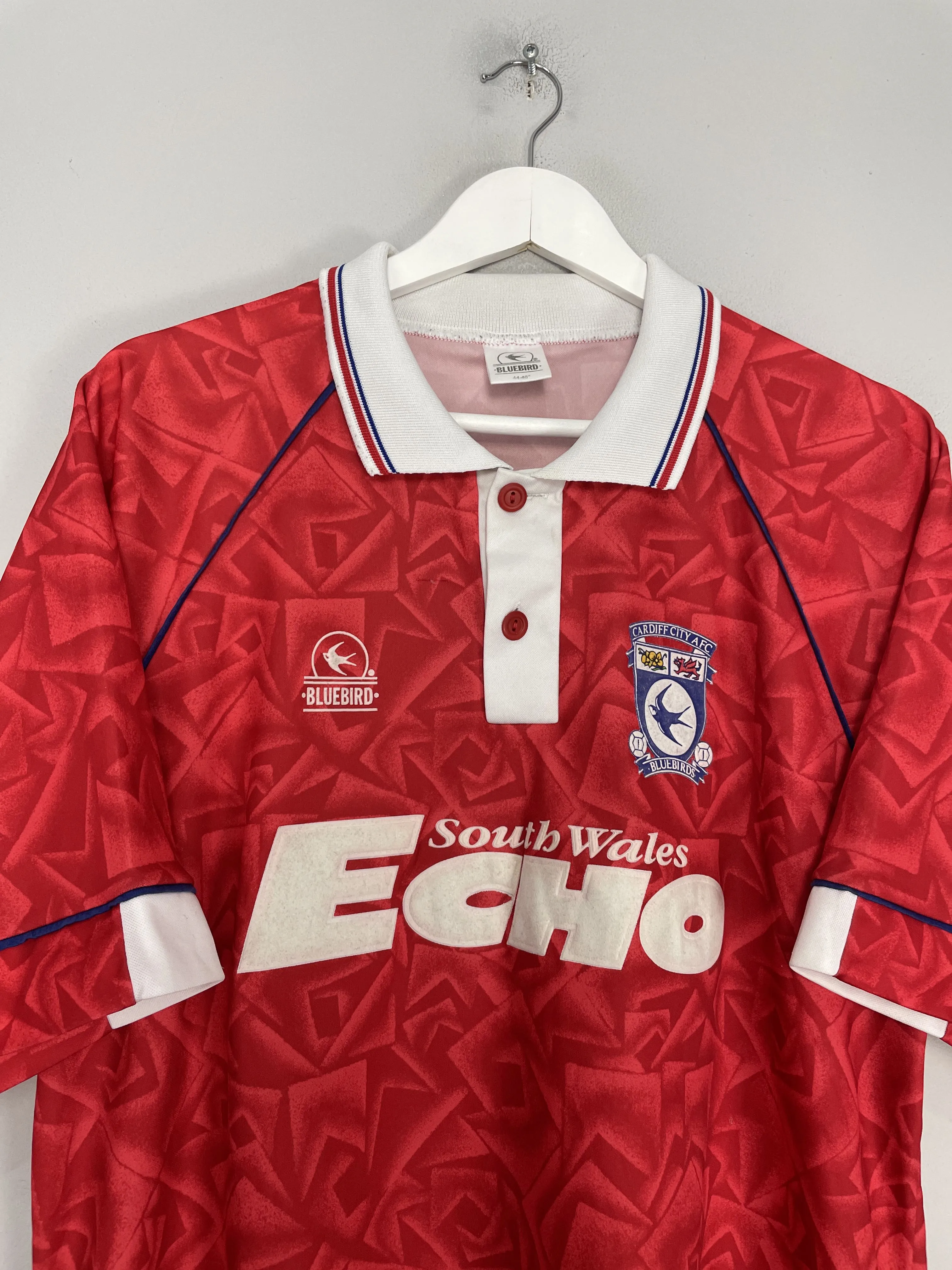 1992/93 CARDIFF CITY AWAY SHIRT (XL) BLUEBIRDS