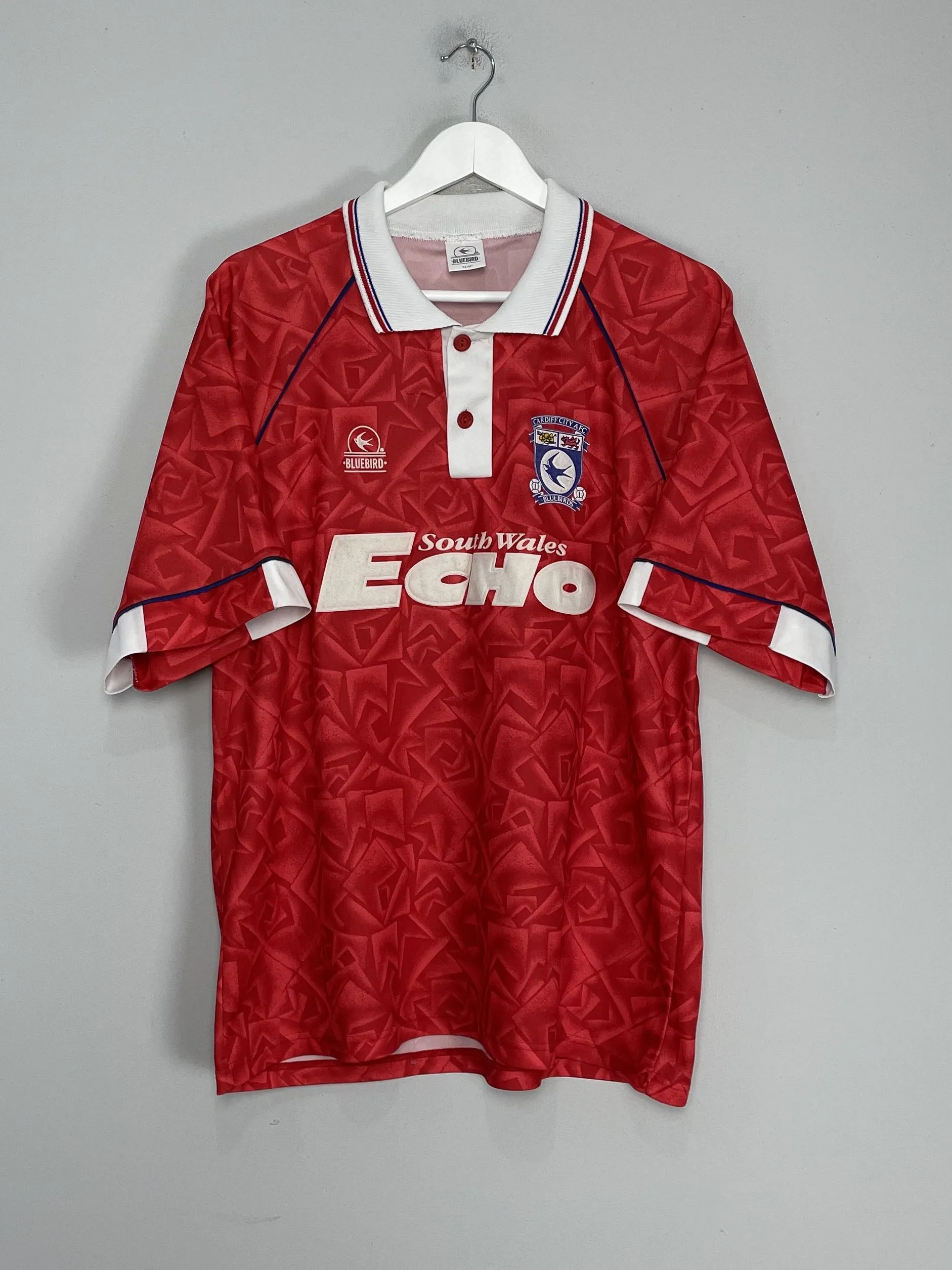 1992/93 CARDIFF CITY AWAY SHIRT (XL) BLUEBIRDS