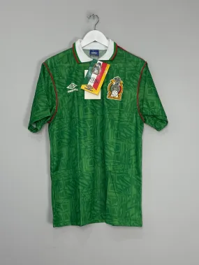 1994 MEXICO *BNWT* HOME SHIRT (M) UMBRO