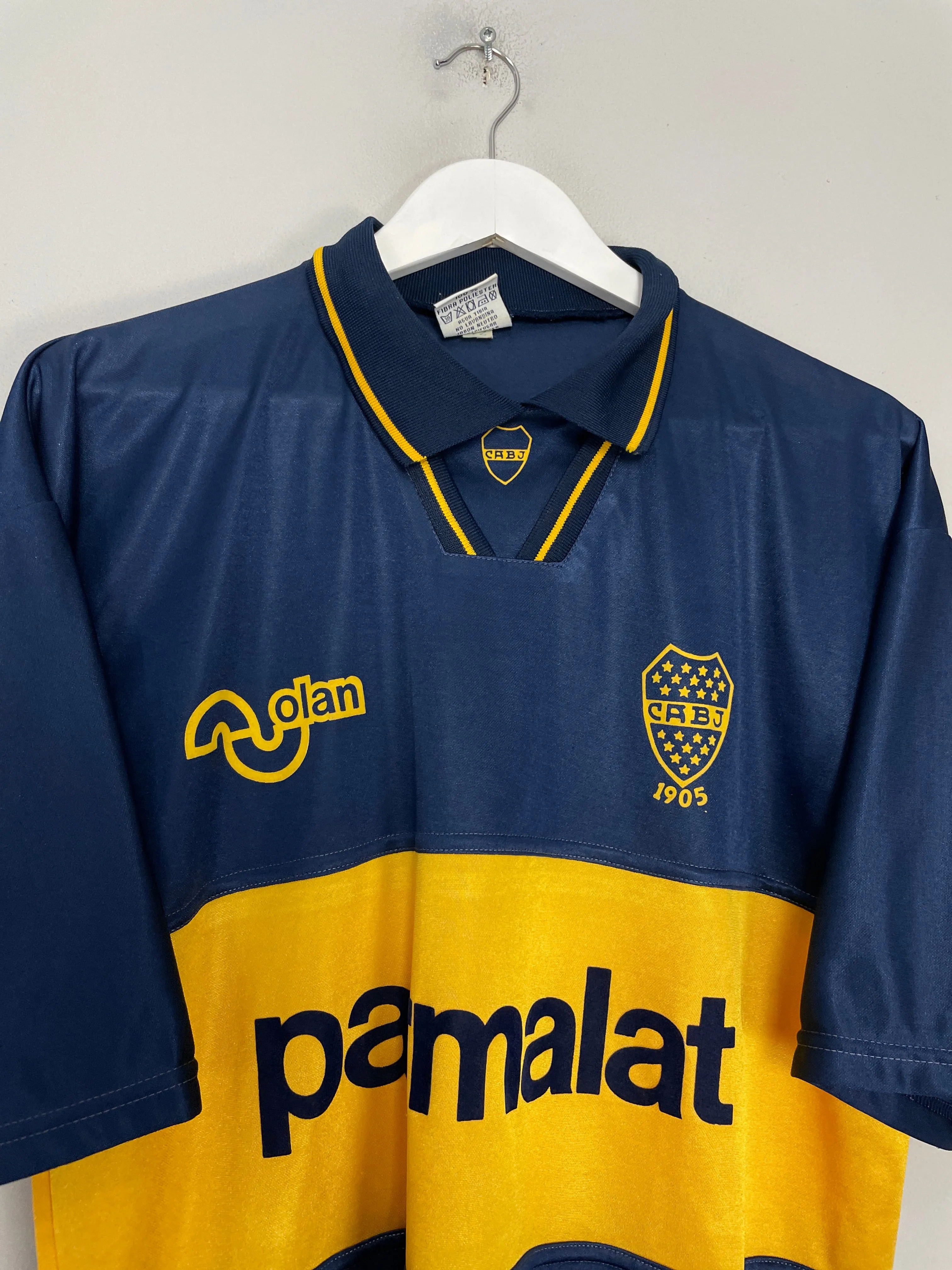 1994/95 BOCA JUNIORS HOME SHIRT (L) OLAN