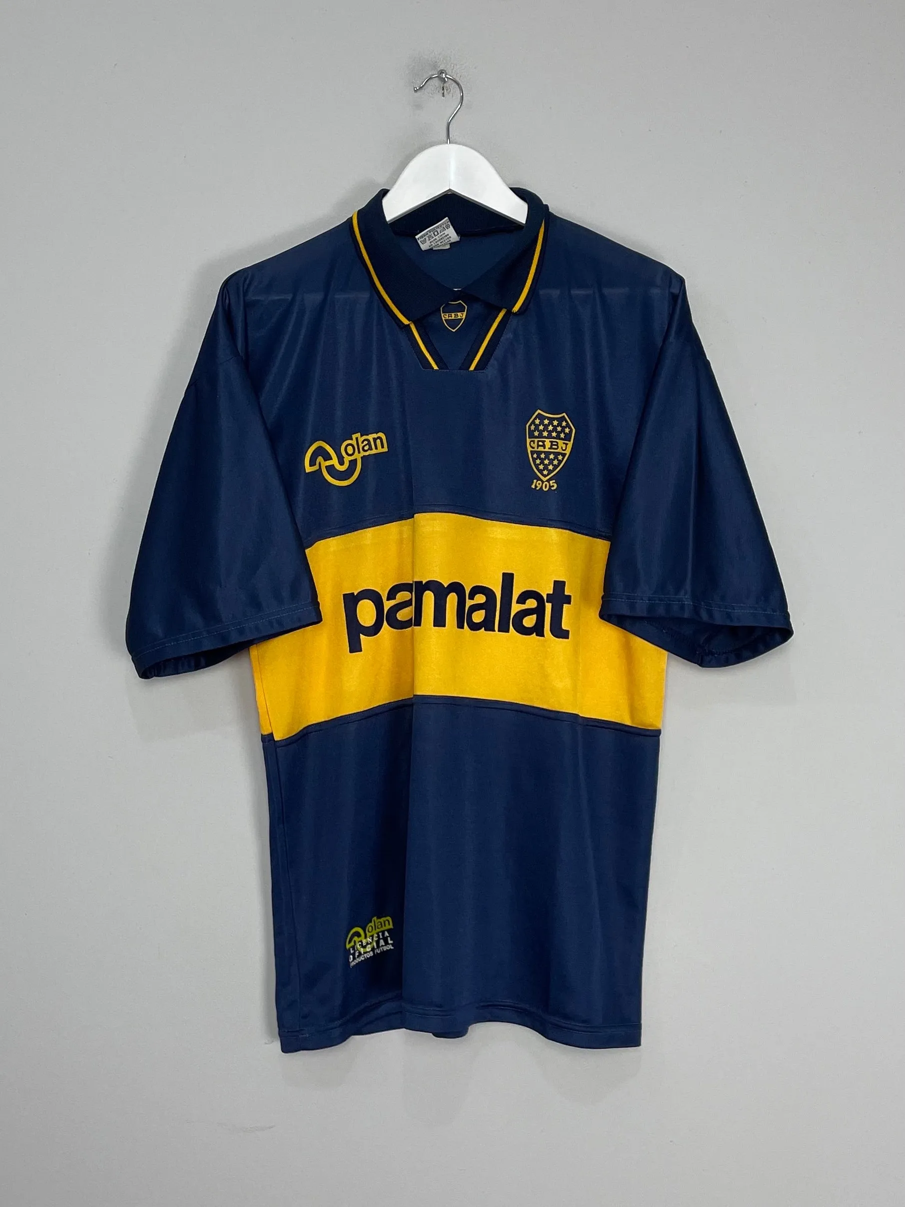 1994/95 BOCA JUNIORS HOME SHIRT (L) OLAN