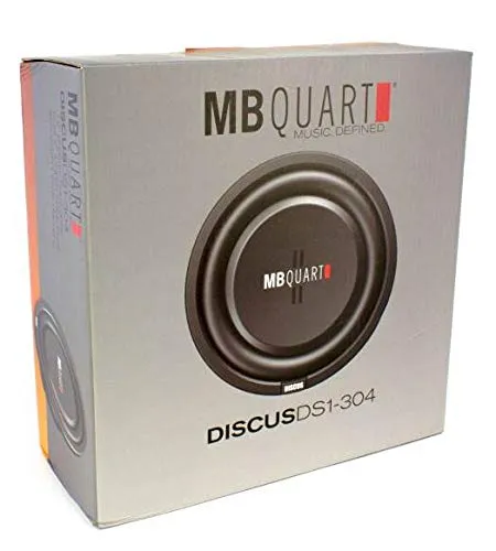 2) MB Quart DS1-304 800 Watt 12 Inch Slim Shallow Subwoofers Car/Truck DVC Subs