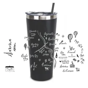 22 Oz. Stainless Insulated Tumbler Customized with your Brand or Logo in FULL COLOR XD