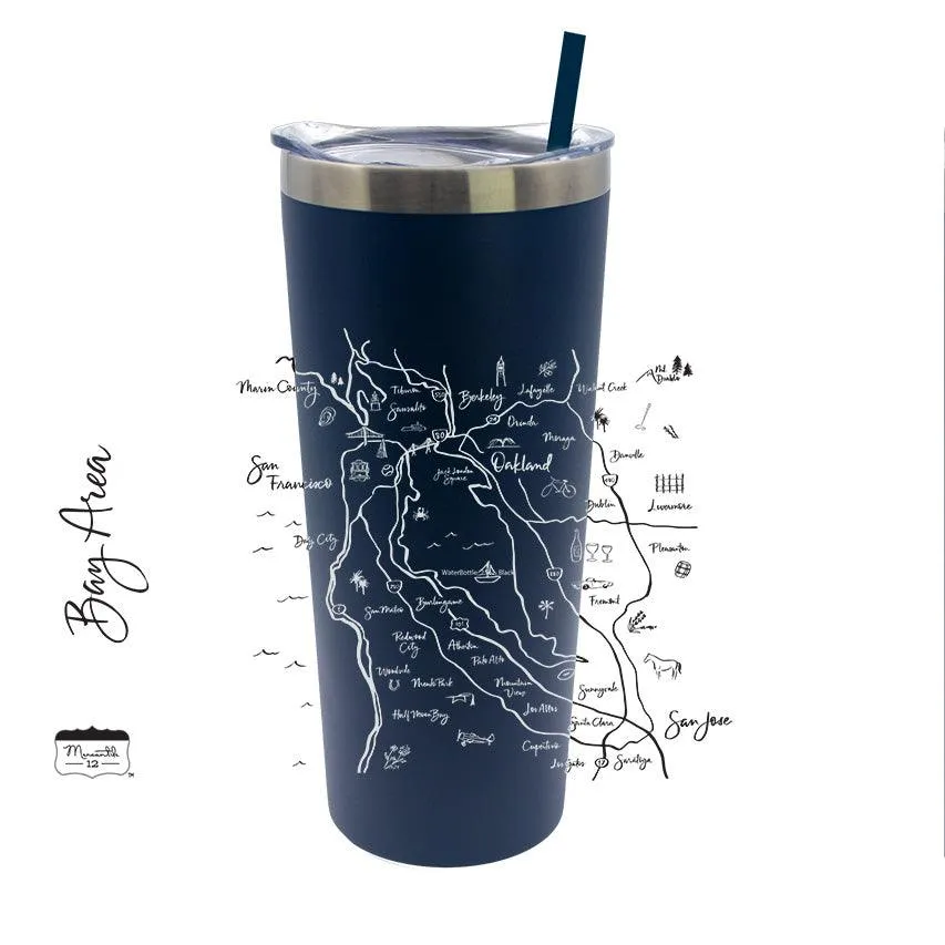 22 Oz. Stainless Insulated Tumbler Customized with your Brand or Logo in FULL COLOR XD