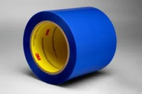 3M™ Polyester Tape 8901, Blue, 4 in x 72 yd, 0.9 mil, Bubble Free, 8 Rolls/Case