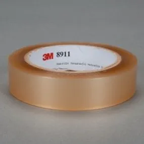 3M™ Polyester Tape 8911, Transparent, 24 in x 72 yd, 2.3 mil, 1 roll per
case