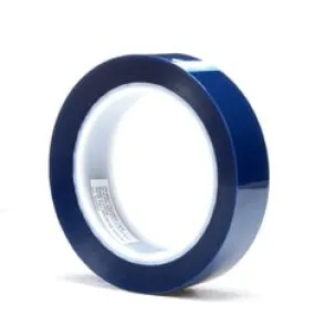 3M™ Polyester Tape 8991, Blue, 1 in x 72 yd, 2.4 mil, 36 rolls per case