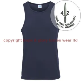 42 Commando Embroidered Sports Vest