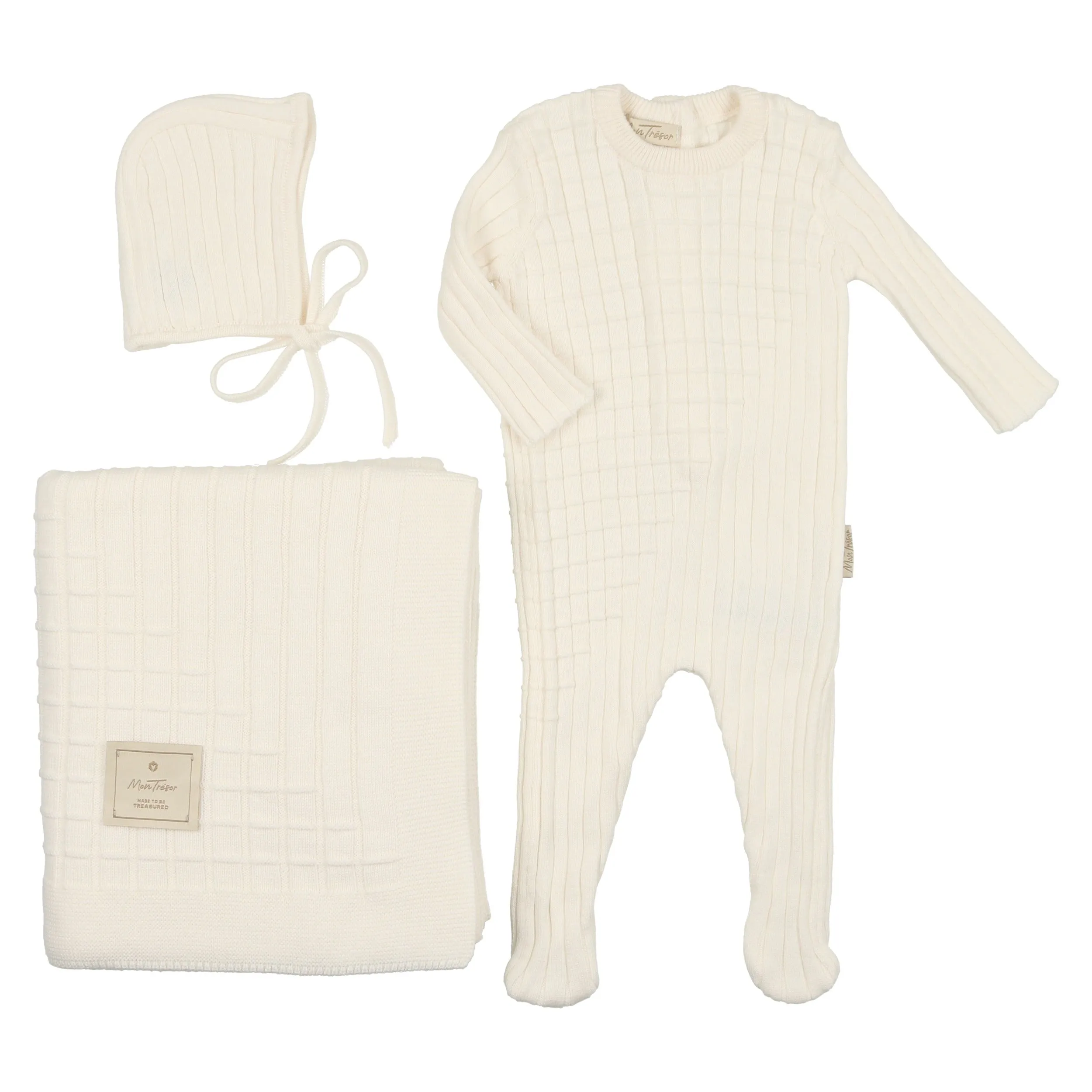 All Knit Up Boys Layette Set