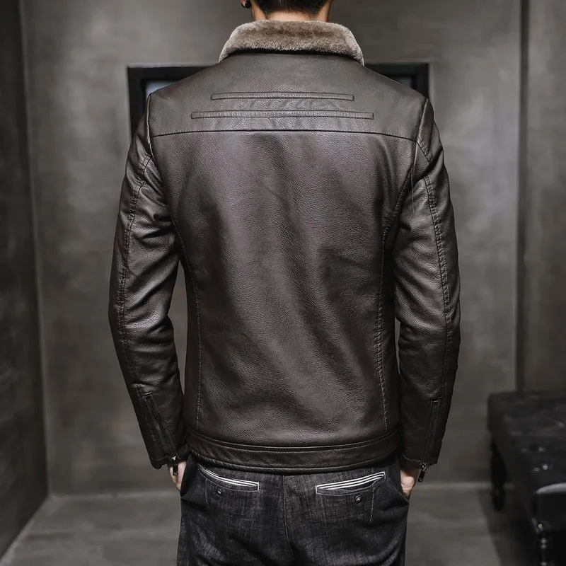 Antonios Combat Leather Jacket