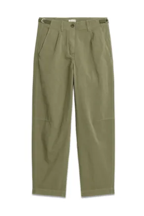 Barrel Leg Cotton Chinos