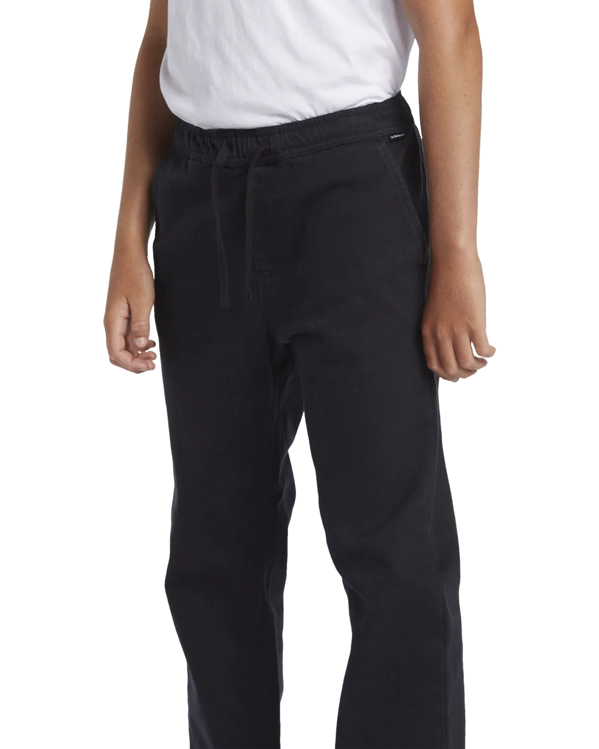 Boys DNA Twill Beach Trousers in Black