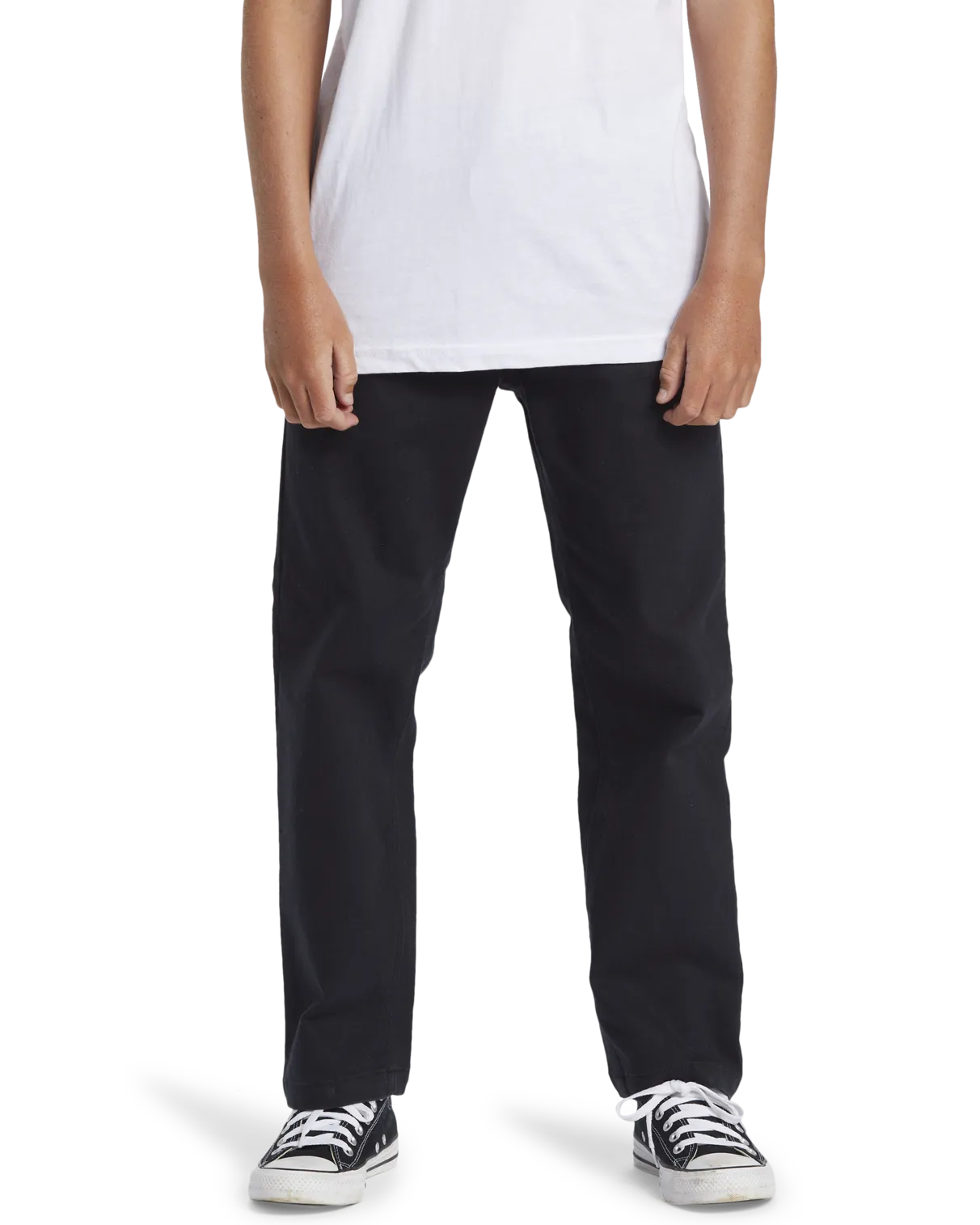 Boys DNA Twill Beach Trousers in Black