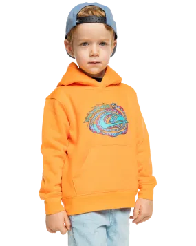 Boys Graphic Hoodie in Blazing Orange