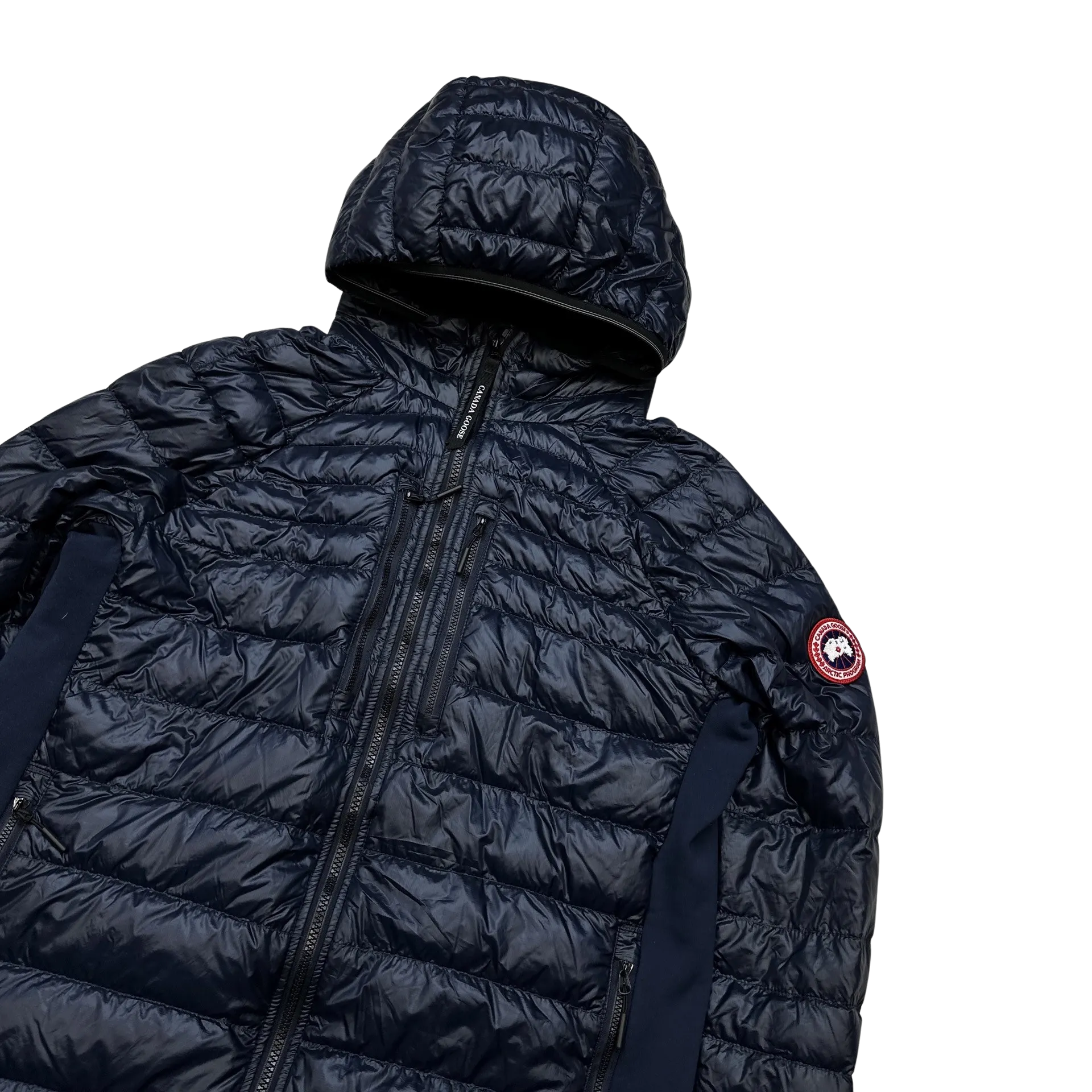 Canada Goose Down Filled Navy Lightweight Puffer Jacket - Large