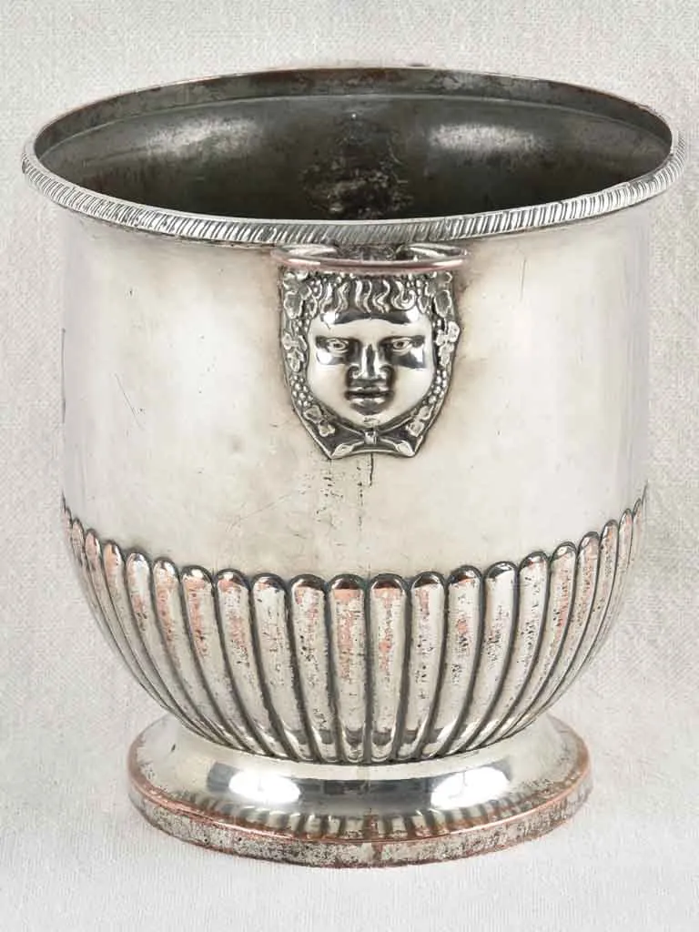 Champagne bucket w/ coat of arms