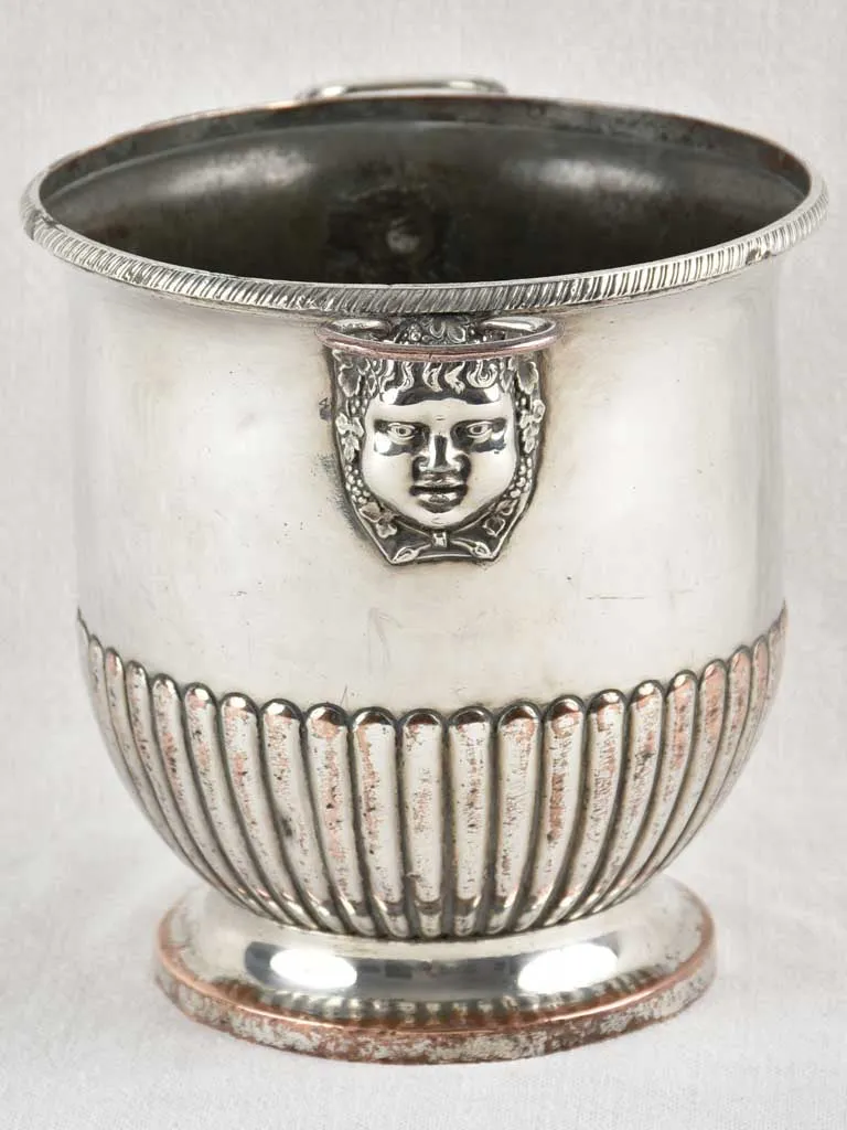 Champagne bucket w/ coat of arms