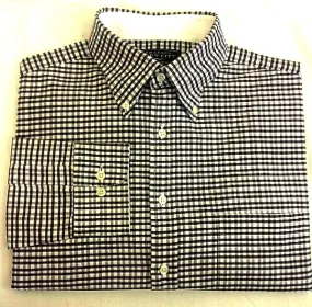 Charles Tyrwhitt- Purple Cotton Check BD Oxford Dress/ Fashion Shirt- size L