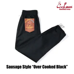 Cookman Chef Pants - Sausage Style : Over Cooked Black