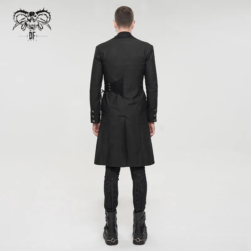 CT185 Everyday punk gentleman midi coat