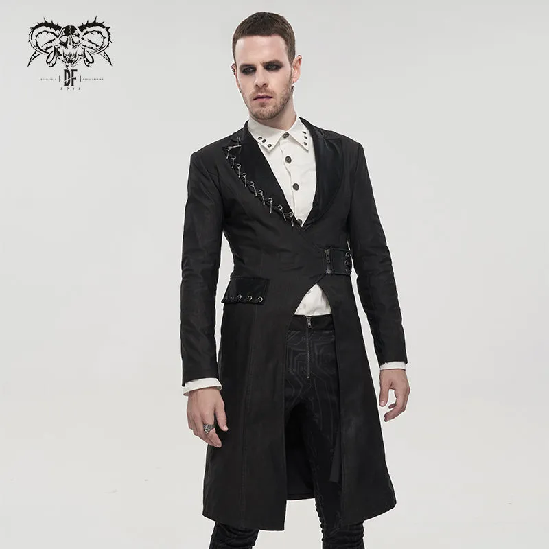 CT185 Everyday punk gentleman midi coat