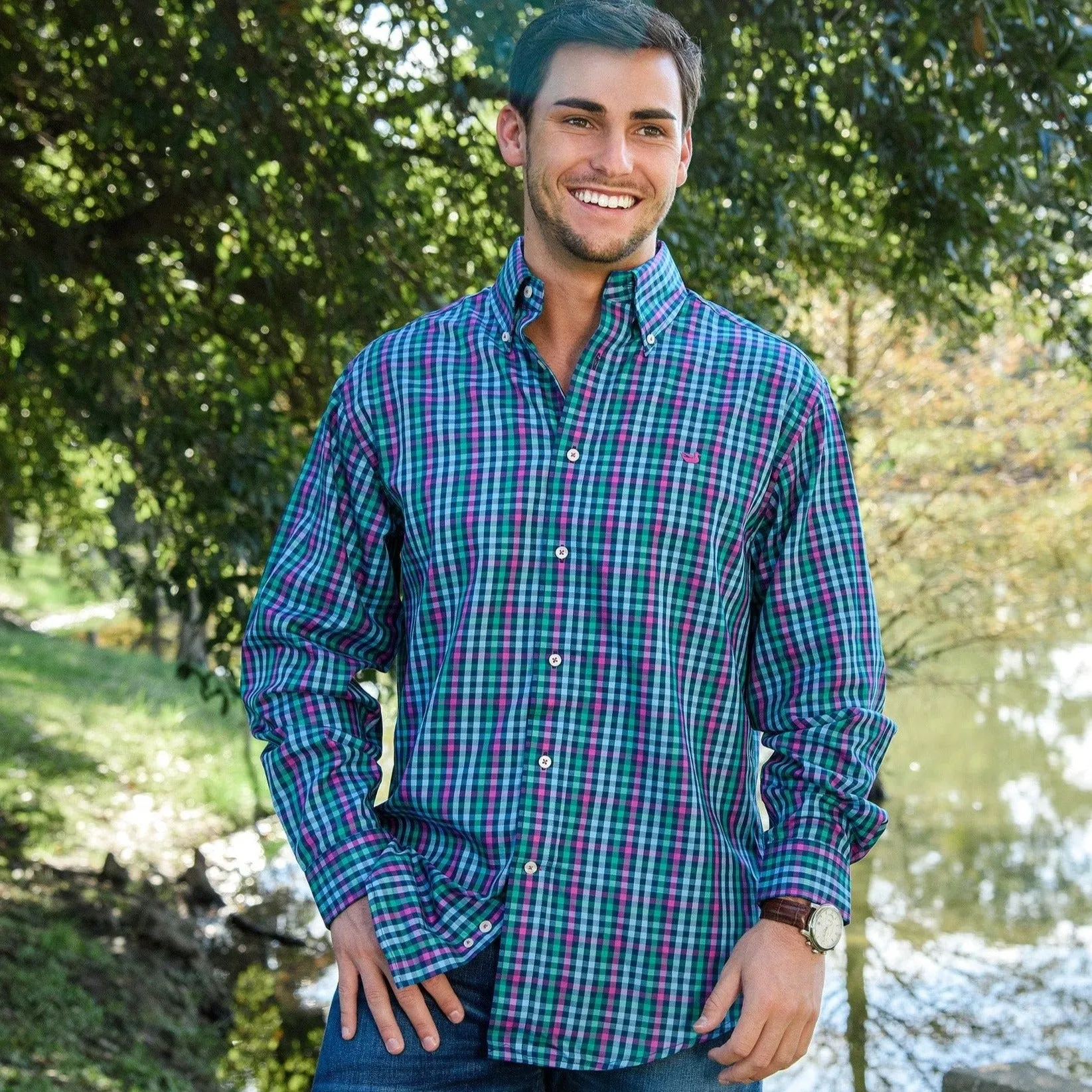 Cumberland Plaid Dress Shirt