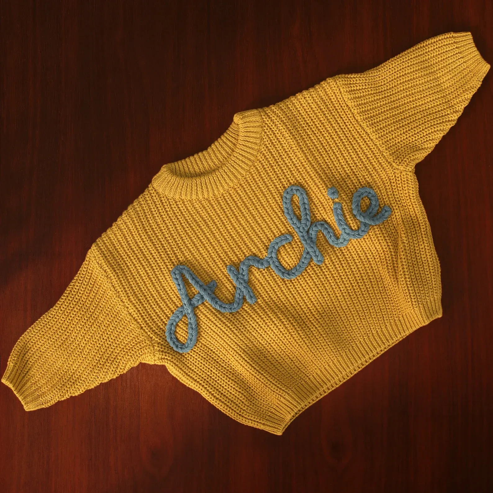 Custom Baby Name Sweater, Baby Knit Sweater, Embroidered Baby Sweatshirt KS05