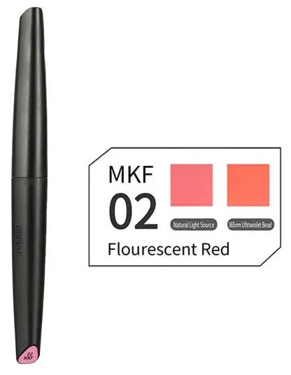 DSPIAE Soft Tip Marker Fluorescent Red MKF-02