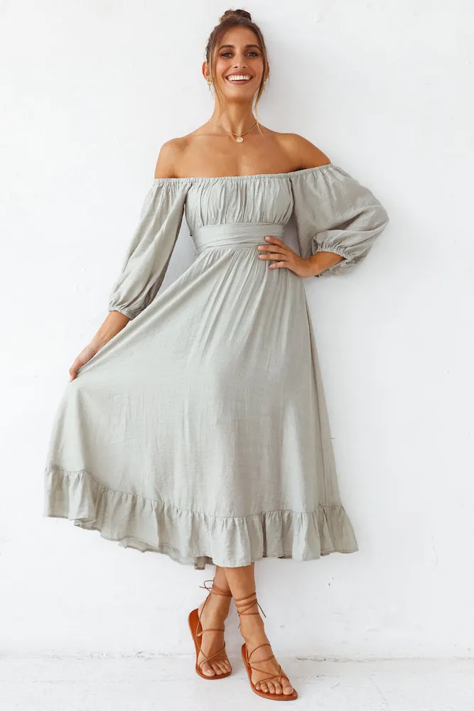 Eternal Dreaming Maxi Dress Sage