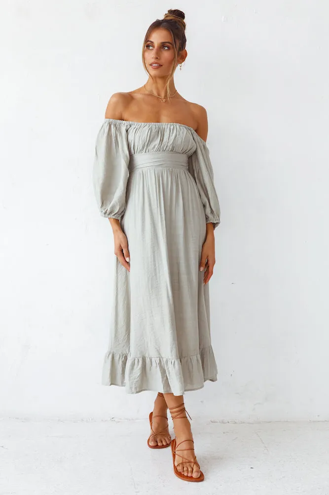 Eternal Dreaming Maxi Dress Sage