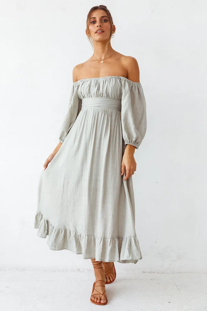 Eternal Dreaming Maxi Dress Sage