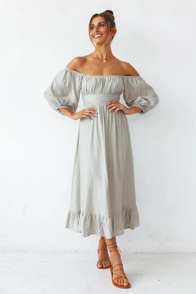 Eternal Dreaming Maxi Dress Sage