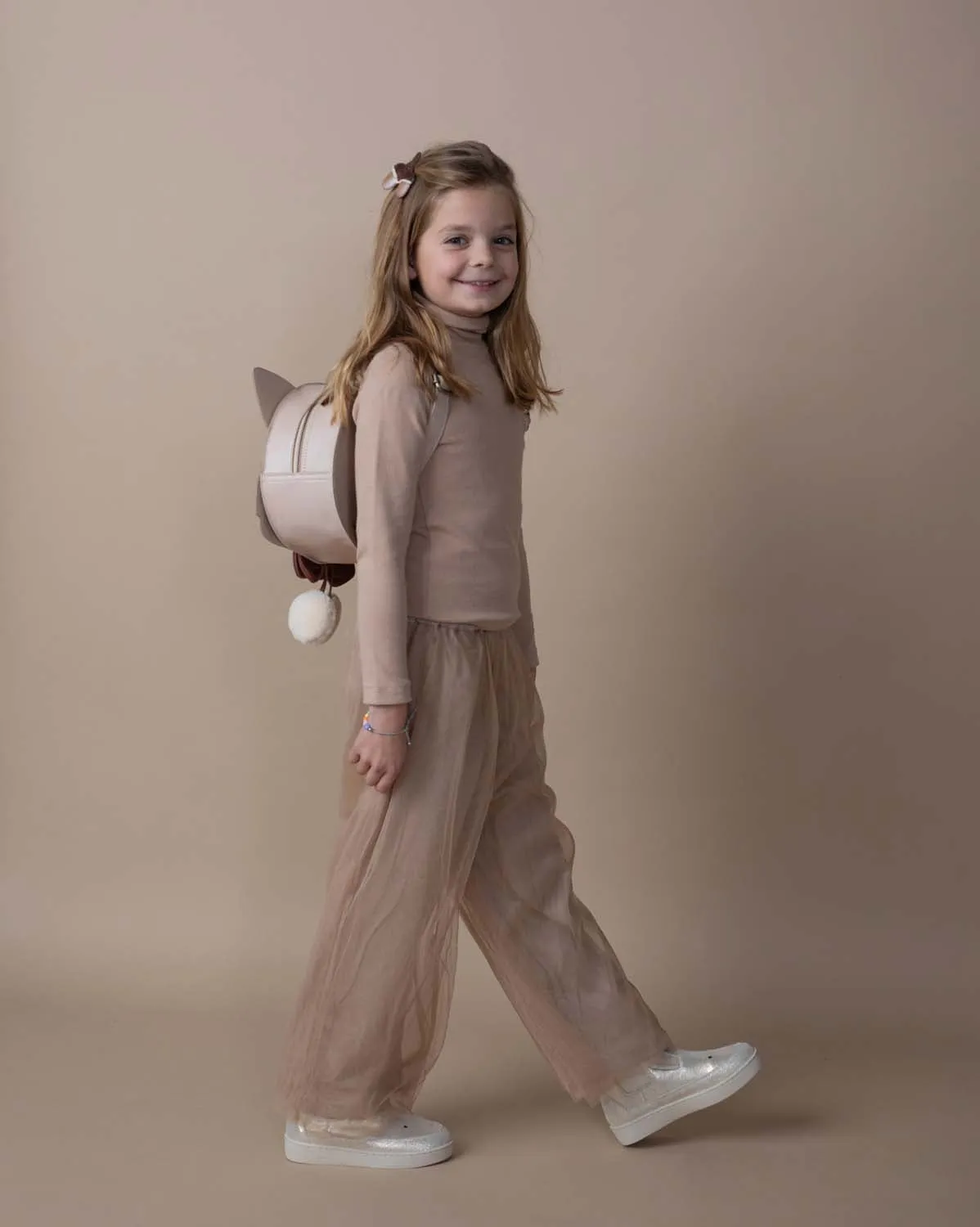 Findu Trousers | Lavender Brown Metallic