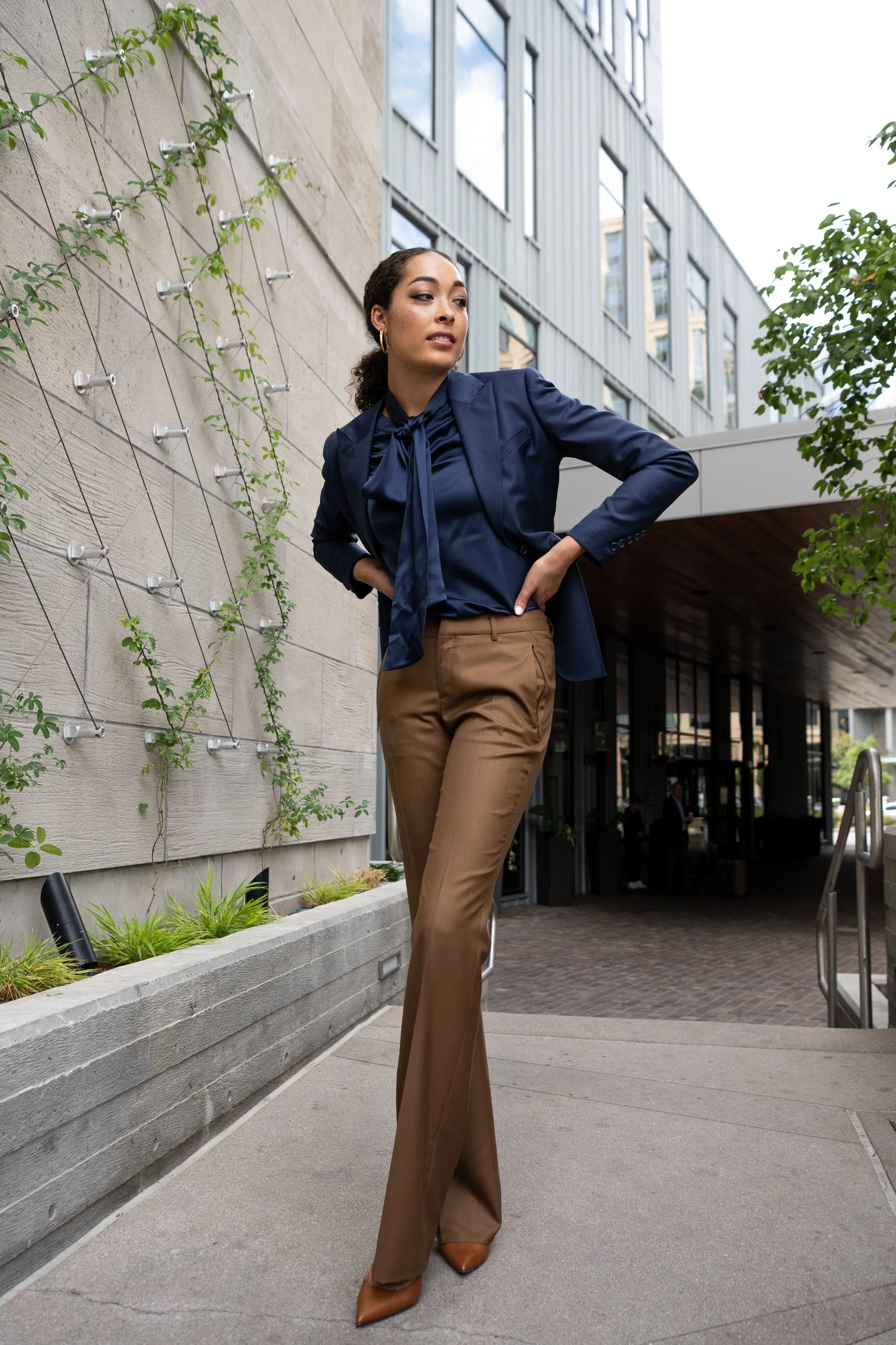 Flare Trouser - Cognac