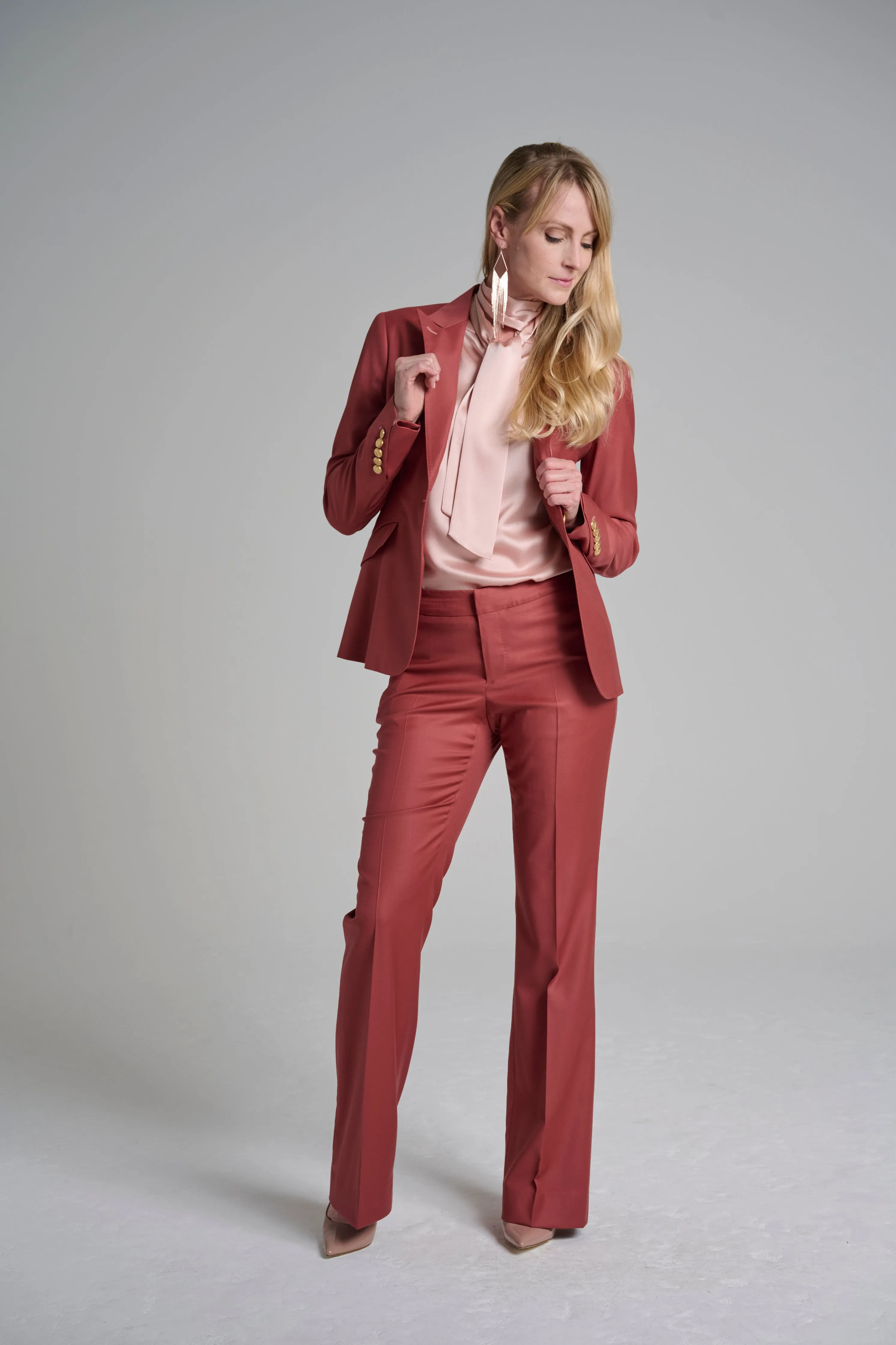 Flare Trouser - Lipstick