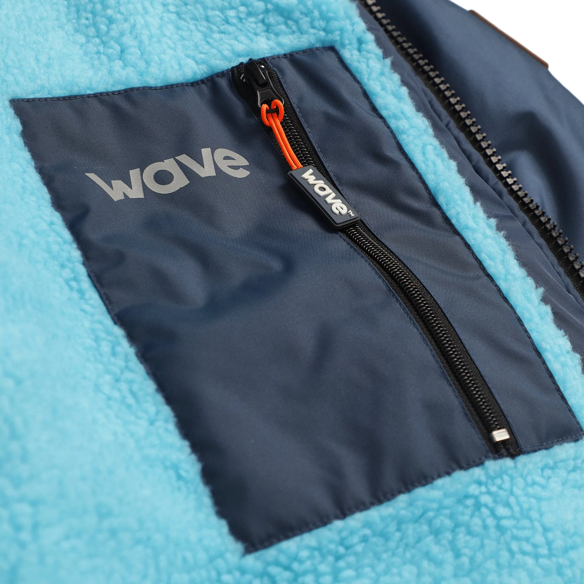 Fleece-Lined Hot Tub Changing Robe | Waterproof & Windproof | Unisex | Navy