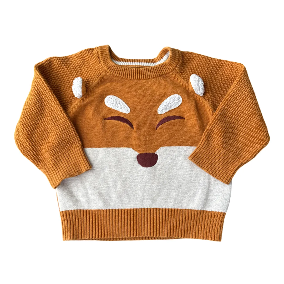 Fox Crew Neck Sweater