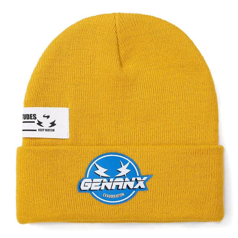 【GENANX2024NEW】Multicolor cloth dome head warm knit hat