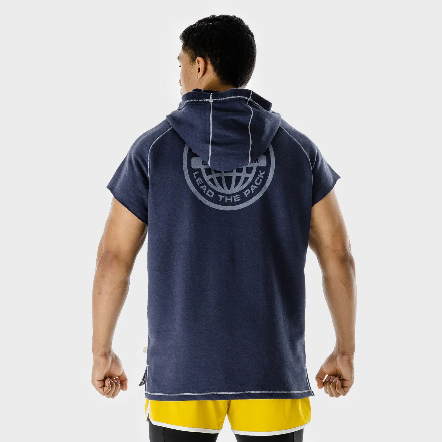 Golden Era Sleeveless Hoodie - Patriot Blue