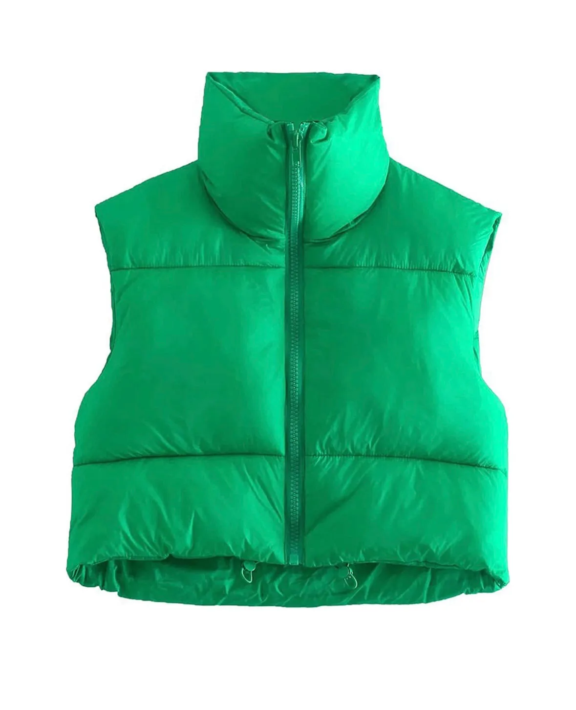 GREEN PUFF VEST