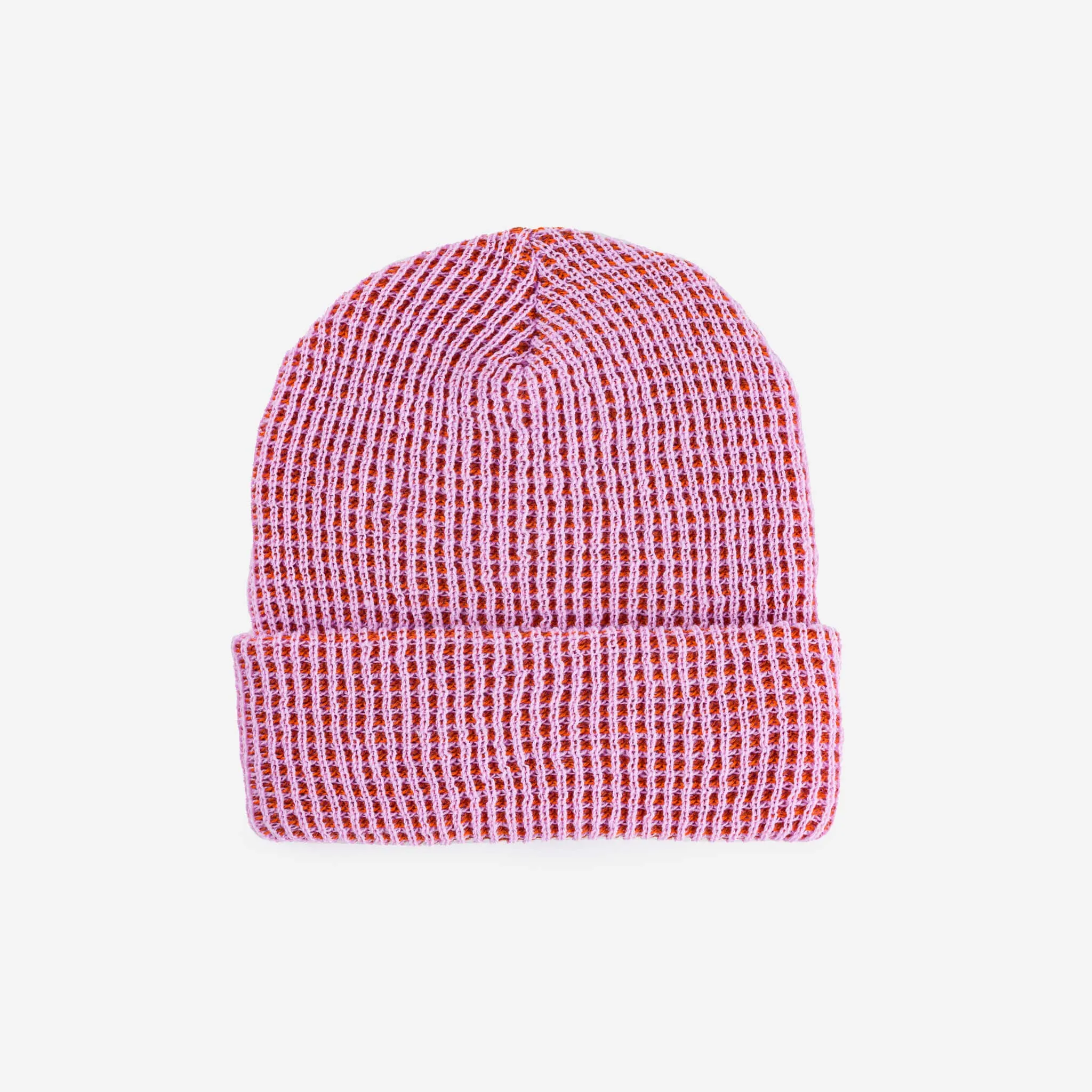 Grid Knit Beanie - Cobalt