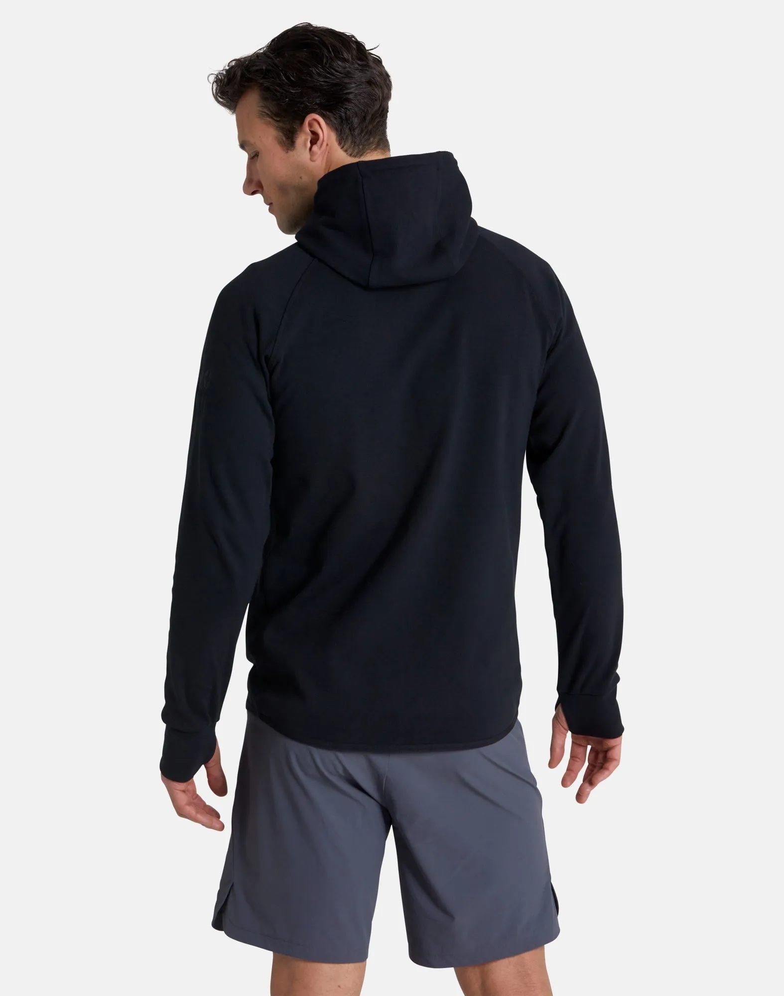 Gym Coffee Essential Zip Hoodie (Mens) - Black