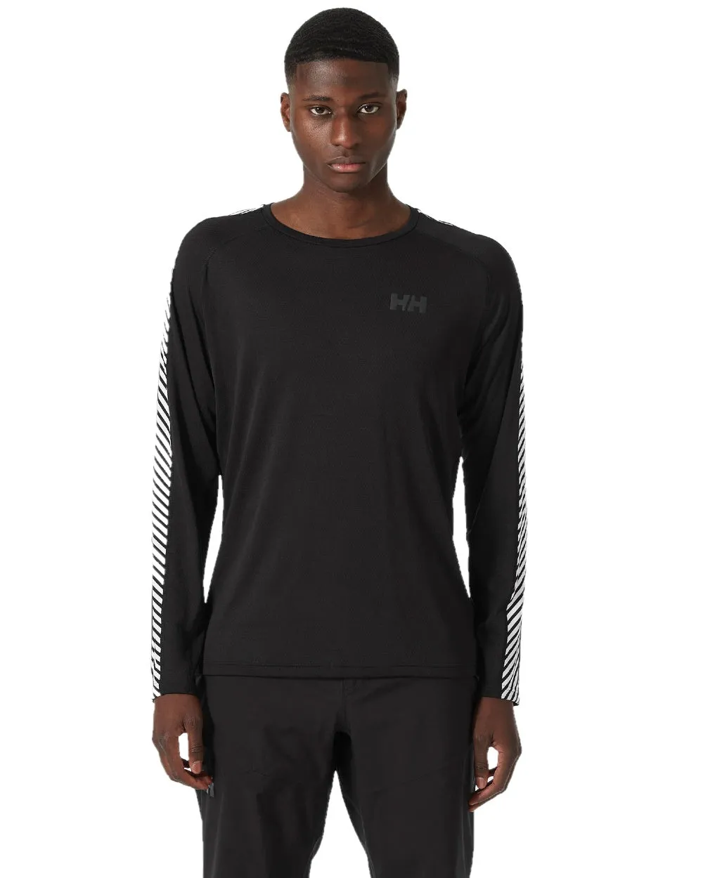 Helly Hansen Mens Lifa Active Stripe Crew Base Layer