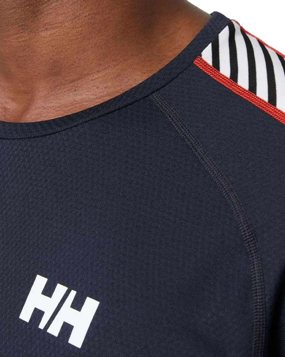 Helly Hansen Mens Lifa Active Stripe Crew Base Layer