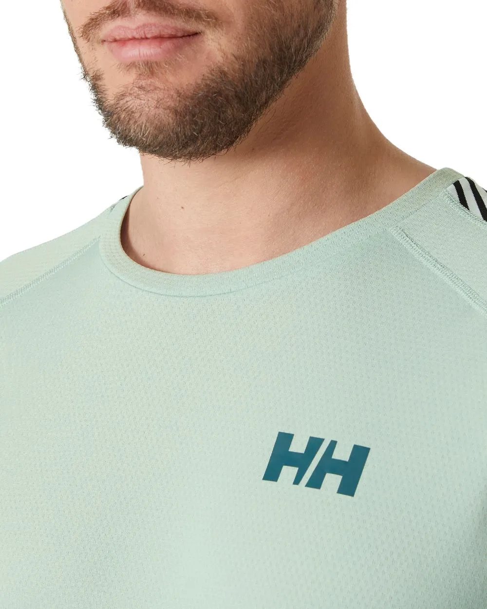 Helly Hansen Mens Lifa Active Stripe Crew Base Layer