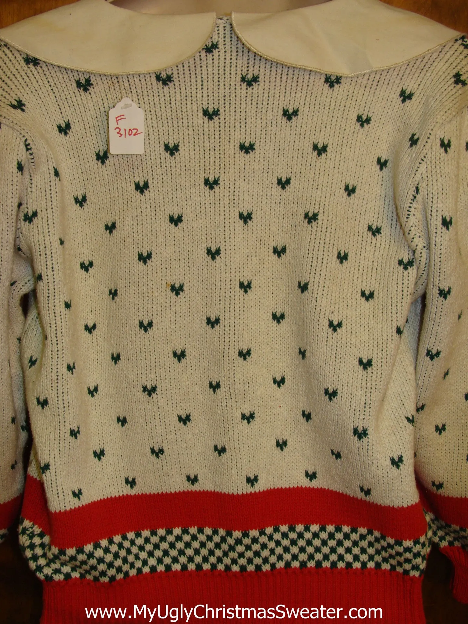 Horrible 80s Prissy Corny Christmas Sweater