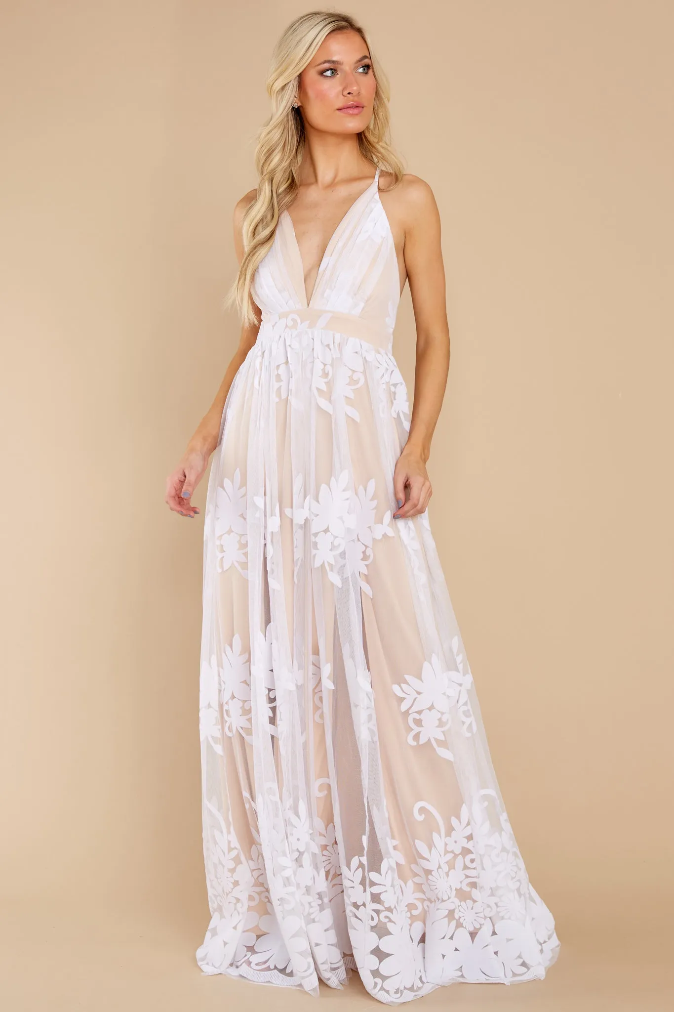 In Any Event White Maxi Dress