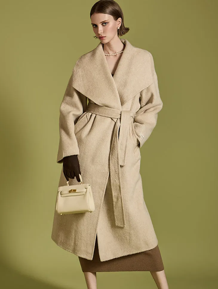 J2504 Wool Coat With Belt