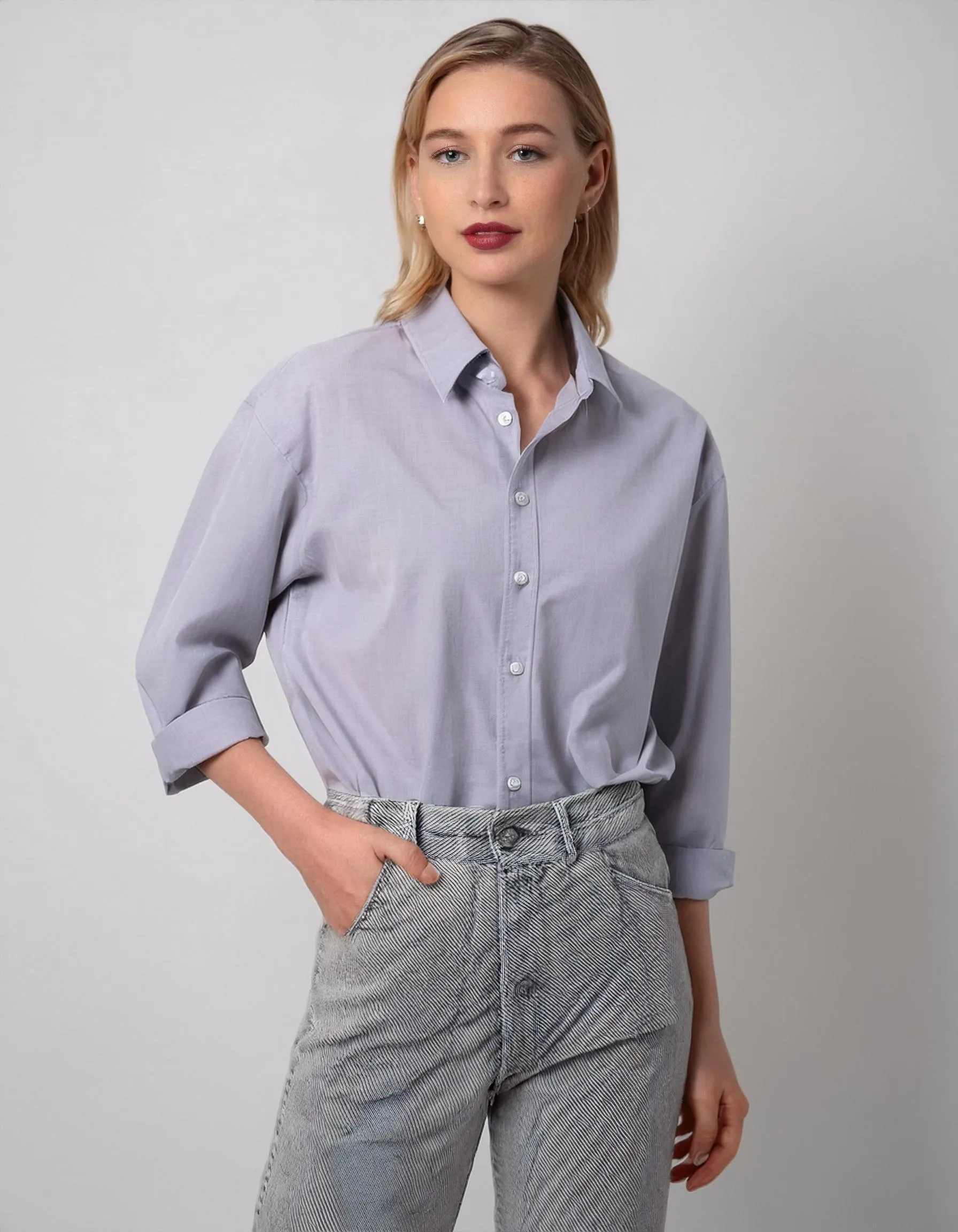 Light Lavender Classic Dress Shirt